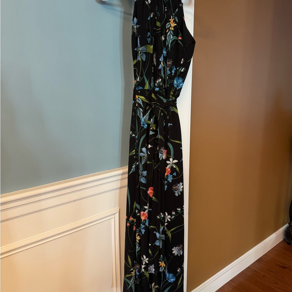 Karen Millen One Shoulder Dress with Floral Print